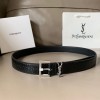 입생로랑 신상 벨트 Ysl9003  블랙  은장